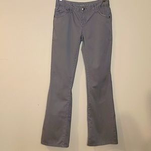 Maurice's Khaki in Gray 3/4 Excellent Condition and comfortable!